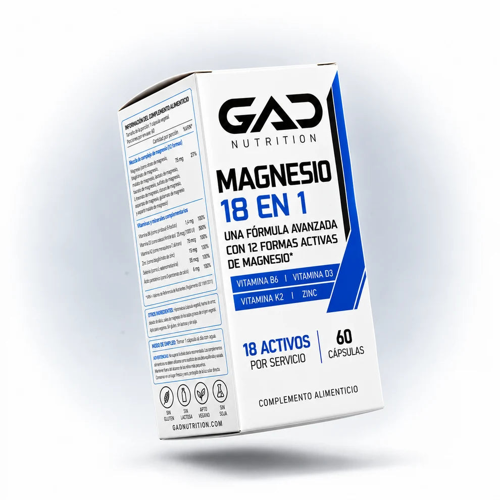 GAD Magnesio 18 en 1   -    RECUPERA TU TESTOSTERONA SIN IMPORTAR TU EDAD