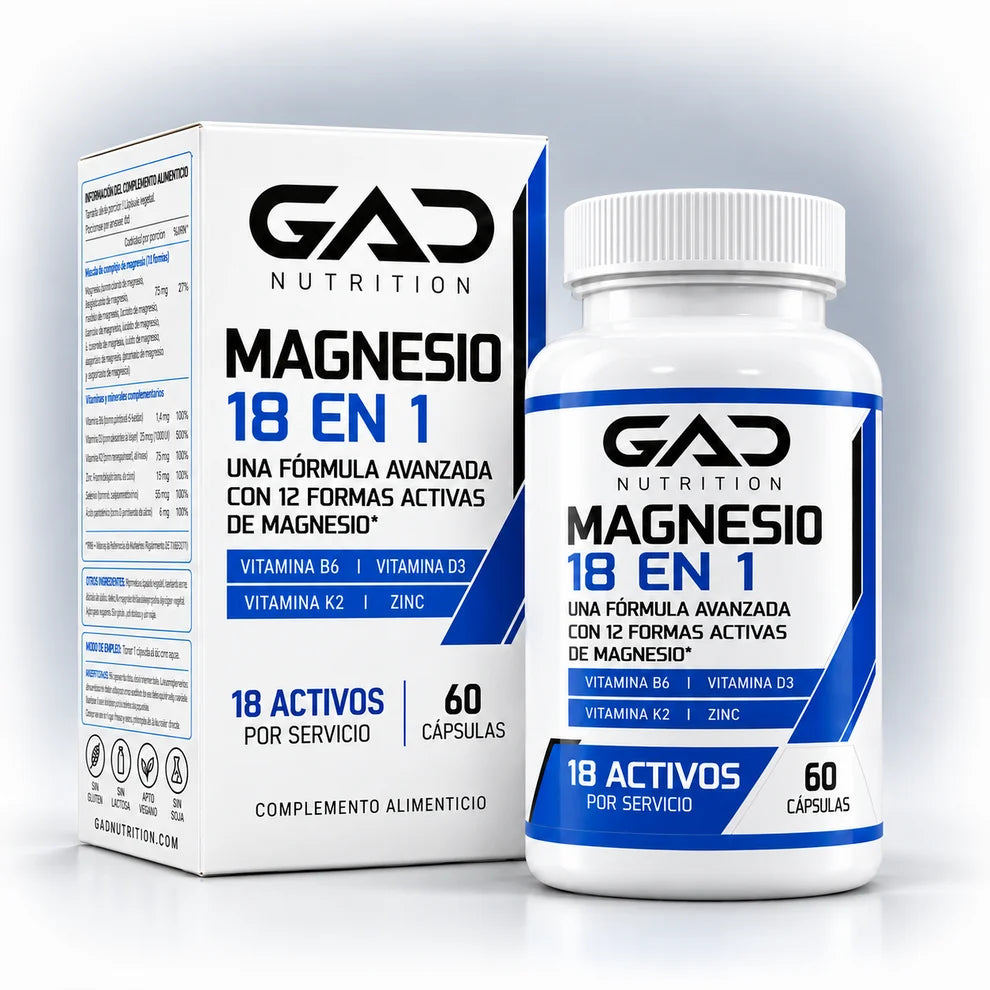 GAD Magnesio 18 en 1   -    RECUPERA TU TESTOSTERONA SIN IMPORTAR TU EDAD