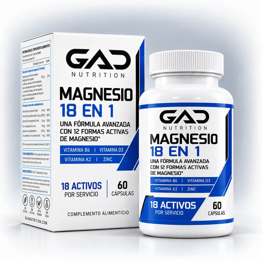 GAD Magnesio 18 en 1   -    RECUPERA TU TESTOSTERONA SIN IMPORTAR TU EDAD