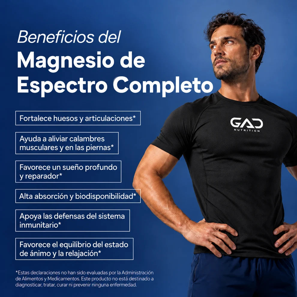 GAD Magnesio 18 en 1   -    RECUPERA TU TESTOSTERONA SIN IMPORTAR TU EDAD